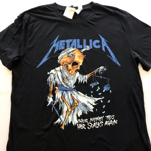 metallica shirt h&m